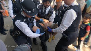 Hundreds of police & 41 arrested in London as Palestine activists support banned group
