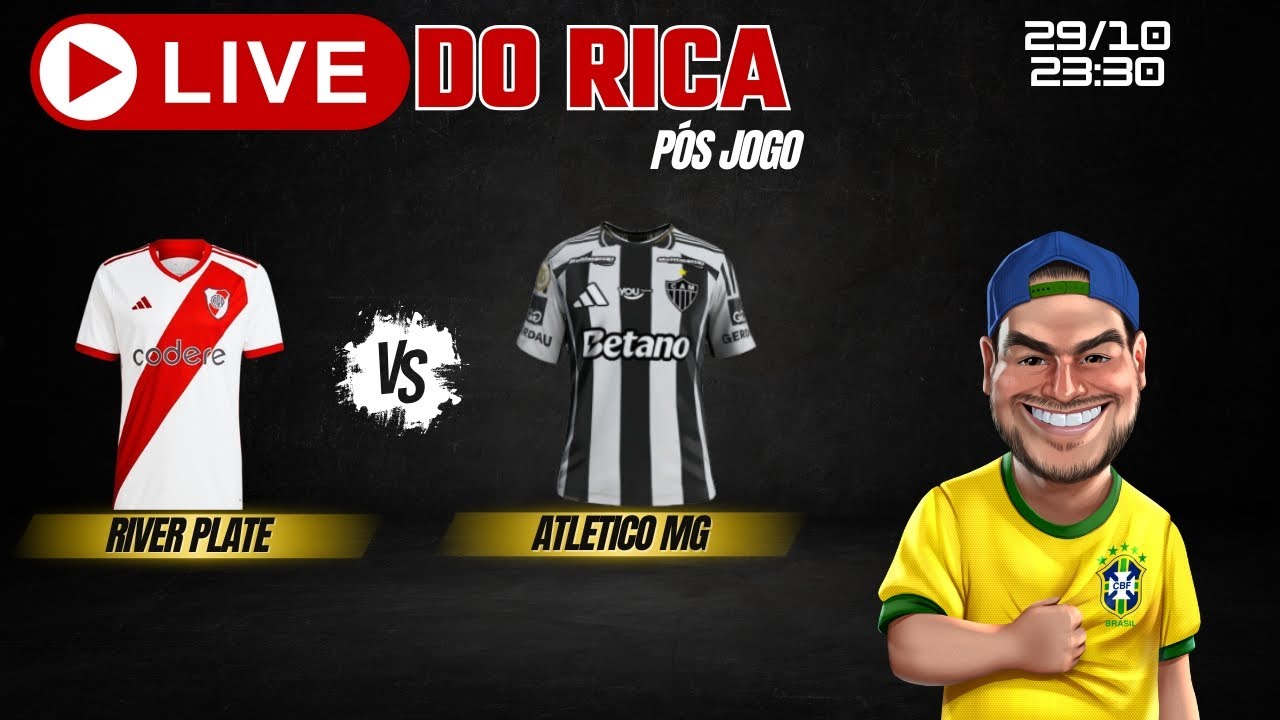 Live pós jogo - River Plate x Atletico MG