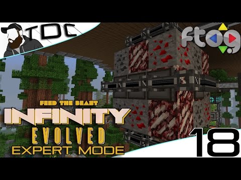 MINECRAFT MODS FTB Infinity Evolved | AUTO FORTUNE W/ RF TOOLS! | Episode 18 (FTOG EXPERT MODE)