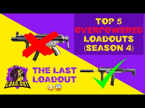 TOP 5 OVERPOWERED LOADOUTS IN MODERN WARFARE(season 4)... Best loadouts and gameplay