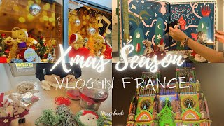 フランスで過ごすクリスマスシーズン🎄🇫🇷 | クリスマスマーケット | 大聖堂プロジェクションマッピング |  新しい趣味パンチニードル🧶