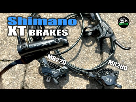 NEW Shimano XT M8200 2 and 4-piston Brakes vs M8100 XT, Di2, M8220