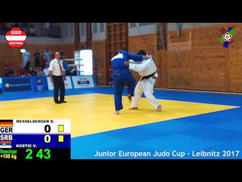 +100 kg: Repechage (40) MESSELBERGER, Daniel (GER) vs KOSTIC, Vladimir (SRB)
