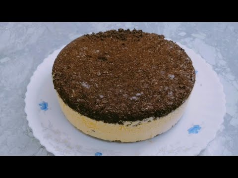 Oreo ice cream cake recipe || Very easily made at home within no time. 😋❤