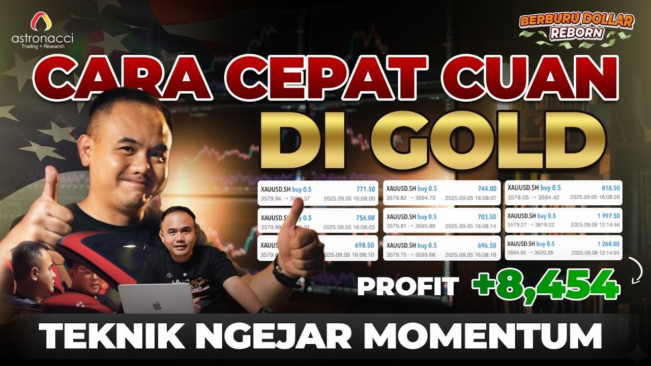 BERBURU DOLLAR REBORN: KEJAR MOMENTUM BISA CEPAT CUAN DI GOLD