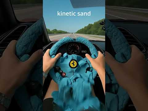 BLUE SAND Ferrari Steering Wheel — Will It Grind or Steer? (POV)