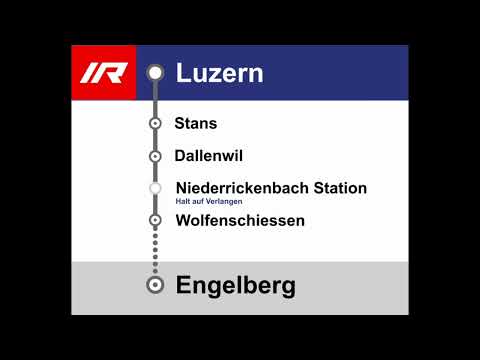ZB Ansagen » IR Luzern — Engelberg (2022) | Luzern-Engelberg Express | SLBahnen
