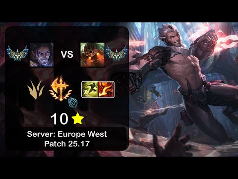 Sylas Jungle vs Nautilus - EUW Challenger - Patch 25.17