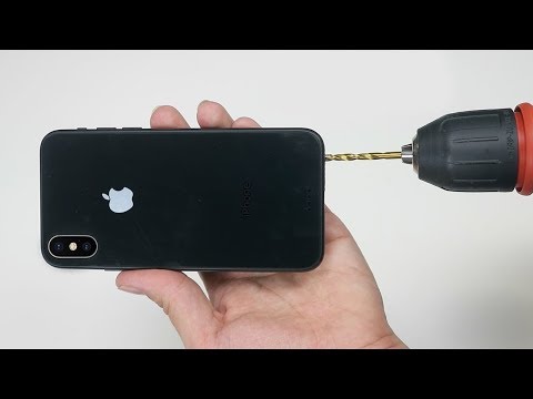 iPhone X Headphone Jack Mod with Drill Machine!