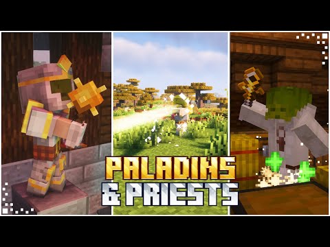 Paladins & Priests (Minecraft Mod Showcase/Tutorial) | New Armors, Weapons and Holy Magic