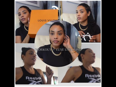 UNBOX LOUIS VUITTON, VERSACE, AND CHANEL ITEMS WITH ME | AFFORDABLE REEBOK GEAR | WEIGHT LOSS GOALS