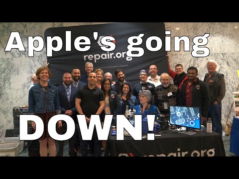 Right to Repair lobbying 2018 in Albany, press conference, interview with medical equipment repair