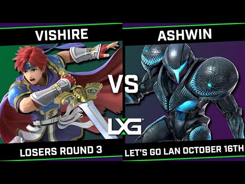 Vishire (Roy) vs Ashwin (Dark Samus/Yoshi) - LXG Let's Go LAN October 16th