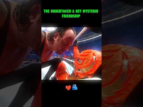The Undertaker & Rey Mysterio Friendship 🫂 Edit #undertaker #reymysterio #friendship #friends #edit