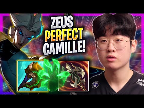 ZEUS PERFECT GAME WITH CAMILLE! - T1 Zeus Plays Camille TOP vs K'sante! | Season 2023