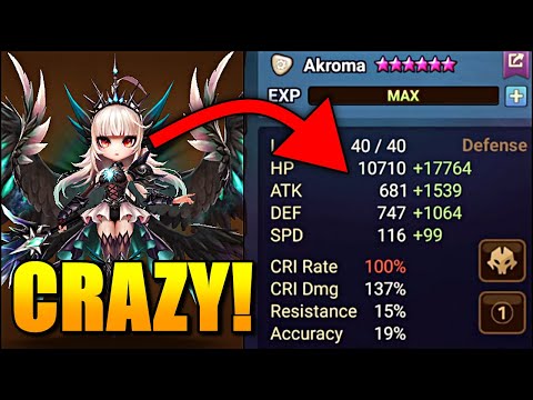 World Strongest AKROMA Just Got Buffed So I Had To Try It Out | Summoners War RTA