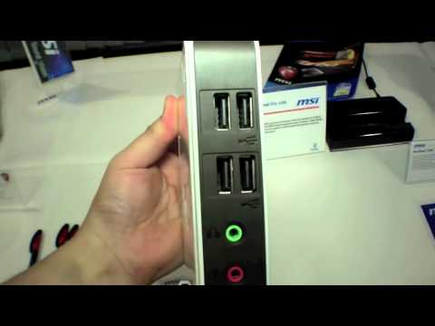 Hands On of the MSI WindBox DC100 Nettop at IFA 2011