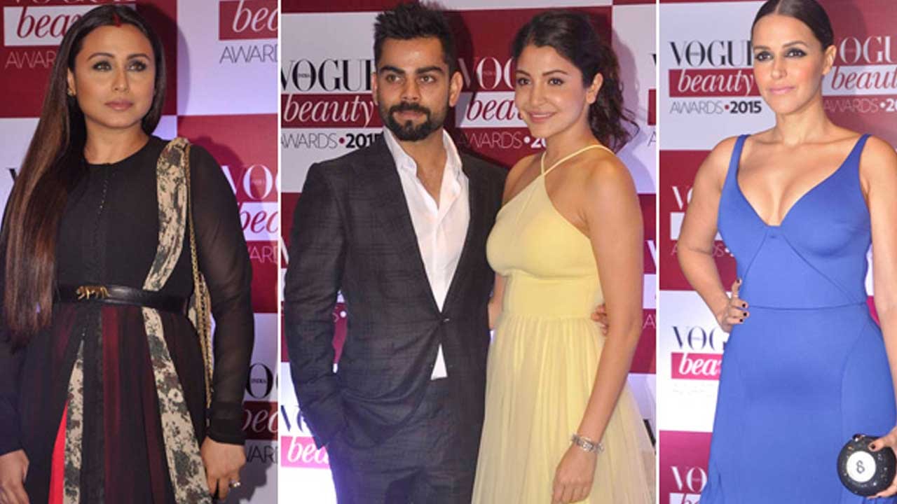 Anushka Sharma, Virat Kohli, Rani Mukherji And Others Dazzle At Vogue Beauty Awards 2015
