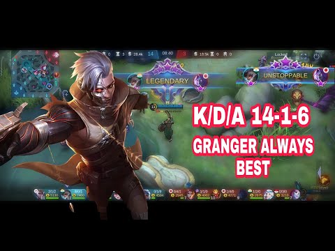 100%skill and best Granger best build 2021/top global highlight gameplay mobile legend bang bang