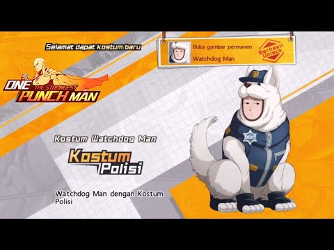 Kostum Polisi WATCHDOG MAN OPM - One Punch Man The Strongest
