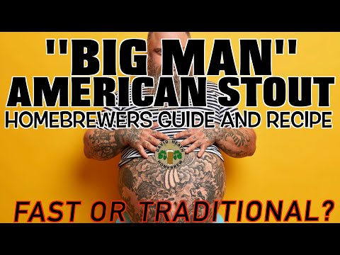 Big Man American Imperial Stout Recipe & Methods For Homebrewers