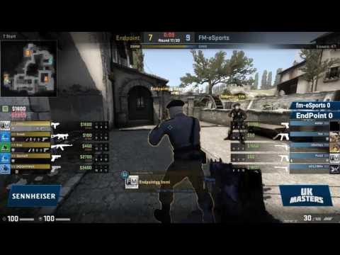 [UKCSGO] 01.04.2017 - FM eSports vs Endpoint @ UK Masters S3 Semi-Final Map 1
