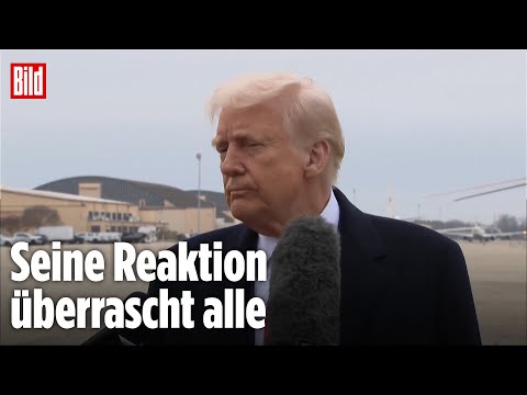 Reporterin schlägt Trump das Mikro ins Gesicht