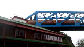 Tyne and wear metro over river tyne in newcastle