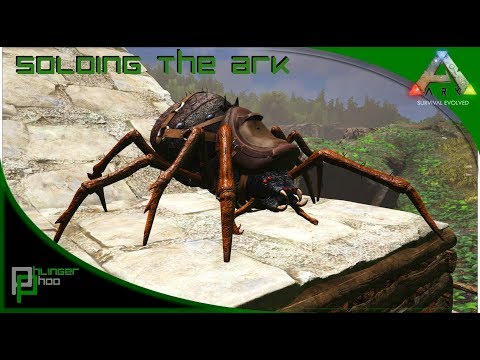 Soloing the Ark S4E30- Araneo (Spider) Taming and Chemistry bench!