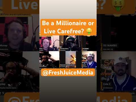 Take Your Pick: Be a millionaire or live carefree? 🤑