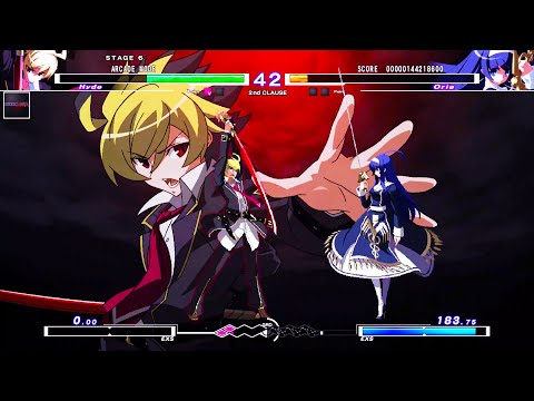 UNDER NIGHT IN-BIRTH Exe:Late[cl-r] Gameplay Walkthrough Part 1 - Hyde Arcade Mode (PS4 PRO)