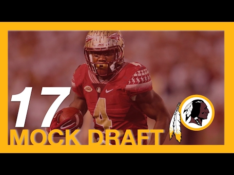 2017 NFL Mock Draft - Washington Redskins 17th Pick - RB Dalvin Cook From Florida State University.