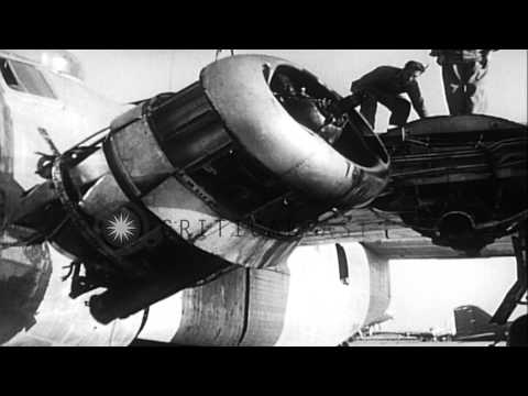 B-17, B-24, A-24, P-40 airplanes and parts are scrapped in Walnut Ridge, Arkansas...HD Stock Footage