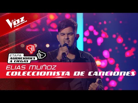 Elías Muñoz - "Coleccionista de canciones" - Audiciones a Ciegas - La Voz Argentina 2022
