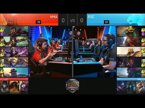 ROC vs HMA Highlights Game 1 - ROCCAT vs Huma - 2016 EU Summer Promotion Tournament