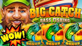 ★BIG WIN!★ WOW!! BIG CATCH BASS FISHING 🎣 Slot Machine (GAMING ARTS)