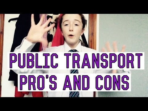Public transport🚌| Pro's and cons
