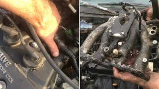 REMOVING honda “Intake manifold” 88 89 90 91 17000-pm5-l50
