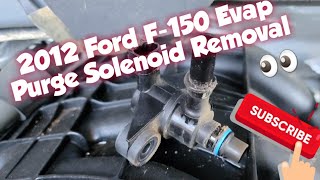 How to: Remove Purge Valve Solenoid 2012 Ford F-150