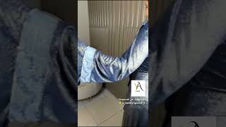 جلابية قماش ذو طابع لامع