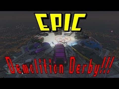 GTA 5 Epic Demolition Derby!!!