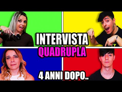 INTERVISTA QUADRUPLA DOPO 4 ANNI CON LA MIA RAGAZZA!