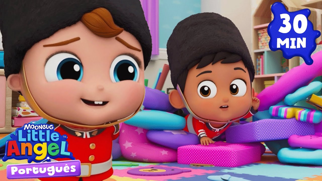 Os guardinhas da ponte de Londres 💂 Little Angel Brasil | Músicas Infantis em Português