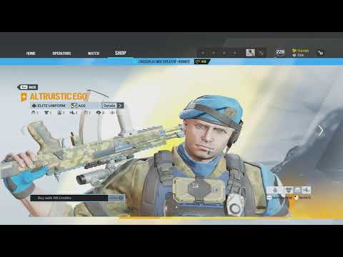 RAINBOW SIX SIEGE EXTRAS - ACE ELITE SET ALTRUISTIC EGO