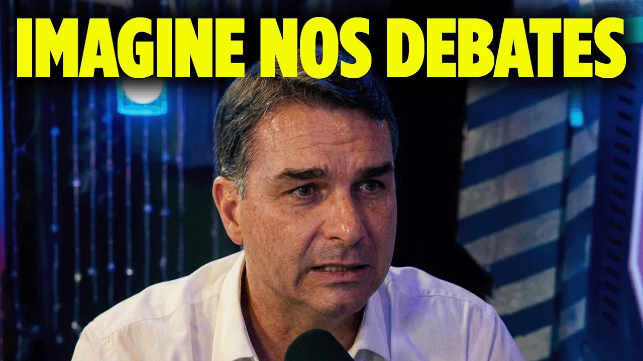 FLÁVIO BOLSONARO FICOU MUITO NERVOSO EM PODCAST