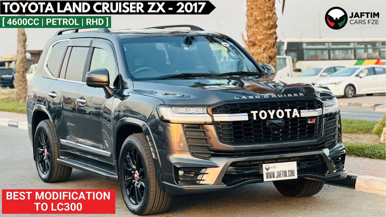 Toyota Land Cruiser ZX | MODIFIED TO LC300 GR SPORTS | 2017 | RHD | 4.6L PETROL | SUNROOF | 360 VIEW CAMERA video
