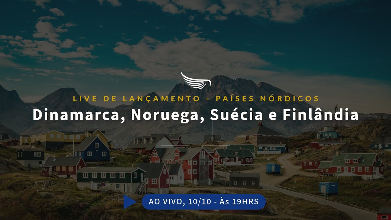 Lançamento: Países Nórdicos - Dinamarca, Noruega, Suécia e Finlândia em 2025 com a Pastore Turismo
