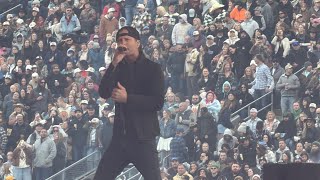 Dierks Bentley “Burning man” at Notre Dame Stadium on April 18, 2026