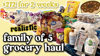 Walmart Family Grocery Haul February 2023 | Family of 5