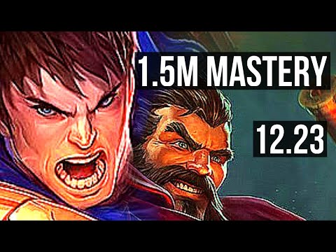 GAREN vs GRAVES (MID) | 1.5M mastery, 7/2/5, 400+ games, Dominating | KR Master | 12.23